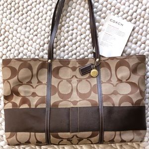 COACH MONOGRAM TOTE BAG